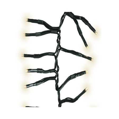 Celebrations LED Rice Cluster Warm White 200 ct String Christmas Lights 6.6 ft. 9922031